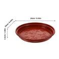 thumbnail image 2 of VERDANVERSE 20Ud Platos Para Macetas De Plástico Resistentes Para Plantas De Interior Y Exterior, 2 of 8