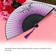 thumbnail image 3 of Spptty Folding Hand Fan Wedding Party Gift Dance Props Home Office Decoration, Hand Fan, Folding Hand Fan, 3 of 7