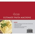 thumbnail image 6 of Cestari Kitchen Stainless Steel Pasta Maker with 150 mm Roller and Patented Suction Base, 6 of 10