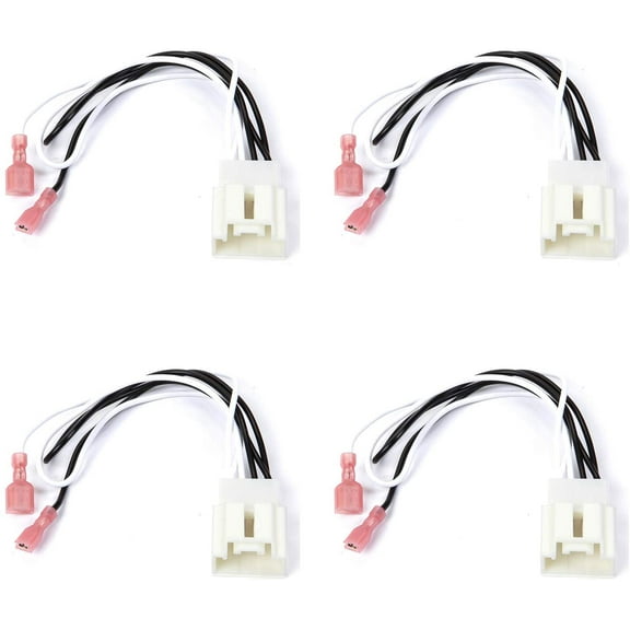 2 Pair American Terminal AT-725602 Compatible with 2015-2018 Ford Mustang Factory Speaker to Aftermarket Replacement Connector Harness Kit