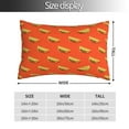 thumbnail image 2 of Fotbe tortilla tacos Funda de Almohada Decorativa Estilo Occidental, Lujo en Algodón, Fundas para Almohadas King, Cojín Estampado para Decoración del Hogar-16"x24", 2 of 6