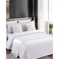 thumbnail image 4 of Xipuska Lavender Leaf Bed Runners for Twin Size Bed, Decorative Bed Throws for Foot of Bed, Garden Flora Illustrations Watercolor White Bed Runner Sofa Throw Bedding Scarf Slipcover for Bedroom, 4 of 6