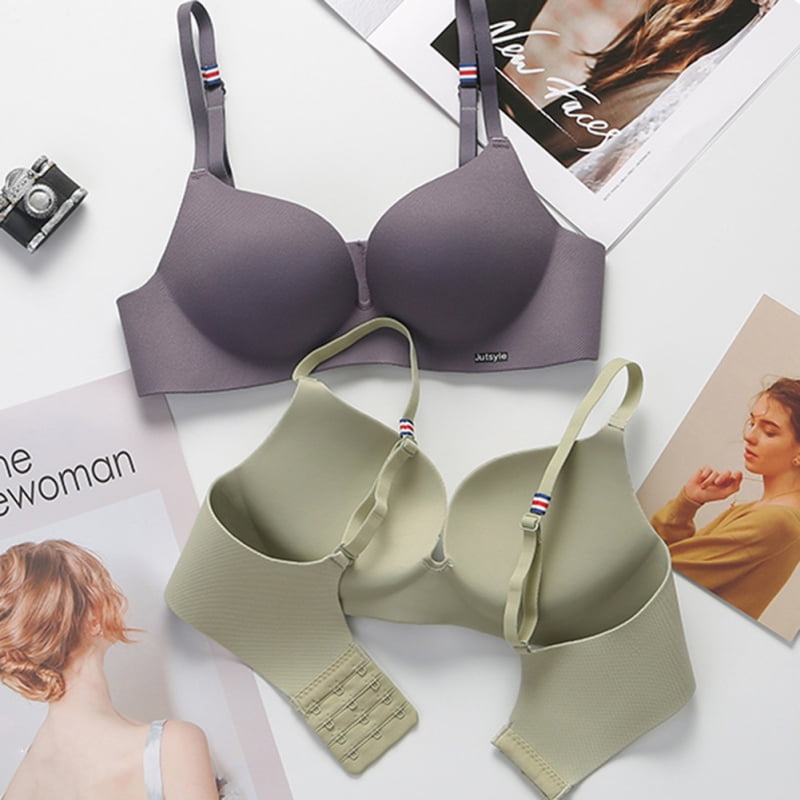 3-Pack Wireless Bras For Women - Ice Silk Seamless Bralette, Full Coverage & Comfort