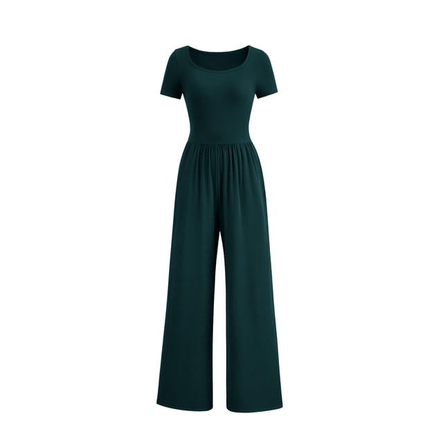 Mono Enterizo PRETTYGARDEN Verde Oscuro XL
