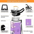 thumbnail image 4 of Cute Stylized Pandas Pattern 1000ml Tritan Sport Bottle Straw LeakProof Food-Grade Portable Wide Handle, 4 of 7