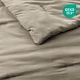 thumbnail image 4 of Notticasa Washed Comforter Sets 3 Piece,Soft and Cozy,Khaki,King,Washed Textured Wrinkled Design, 4 of 7
