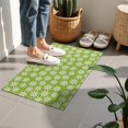 thumbnail image 4 of Green Daisy Flower Pattern Door Rugs,Washable Non Slip Door Mats Indoor,Decorative Door Mats,Entry Mat Indoor for Entrance,Bedroom,Kitchen,Bathroom,16"x24", 4 of 6