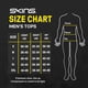 thumbnail image 5 of Camisa de compresión Skins SERIES-1 para hombre negra XXL, 5 of 5