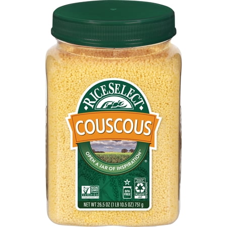 RiceSelect Original Couscous, Moroccan-Style Couscous, 26.5 oz Jar