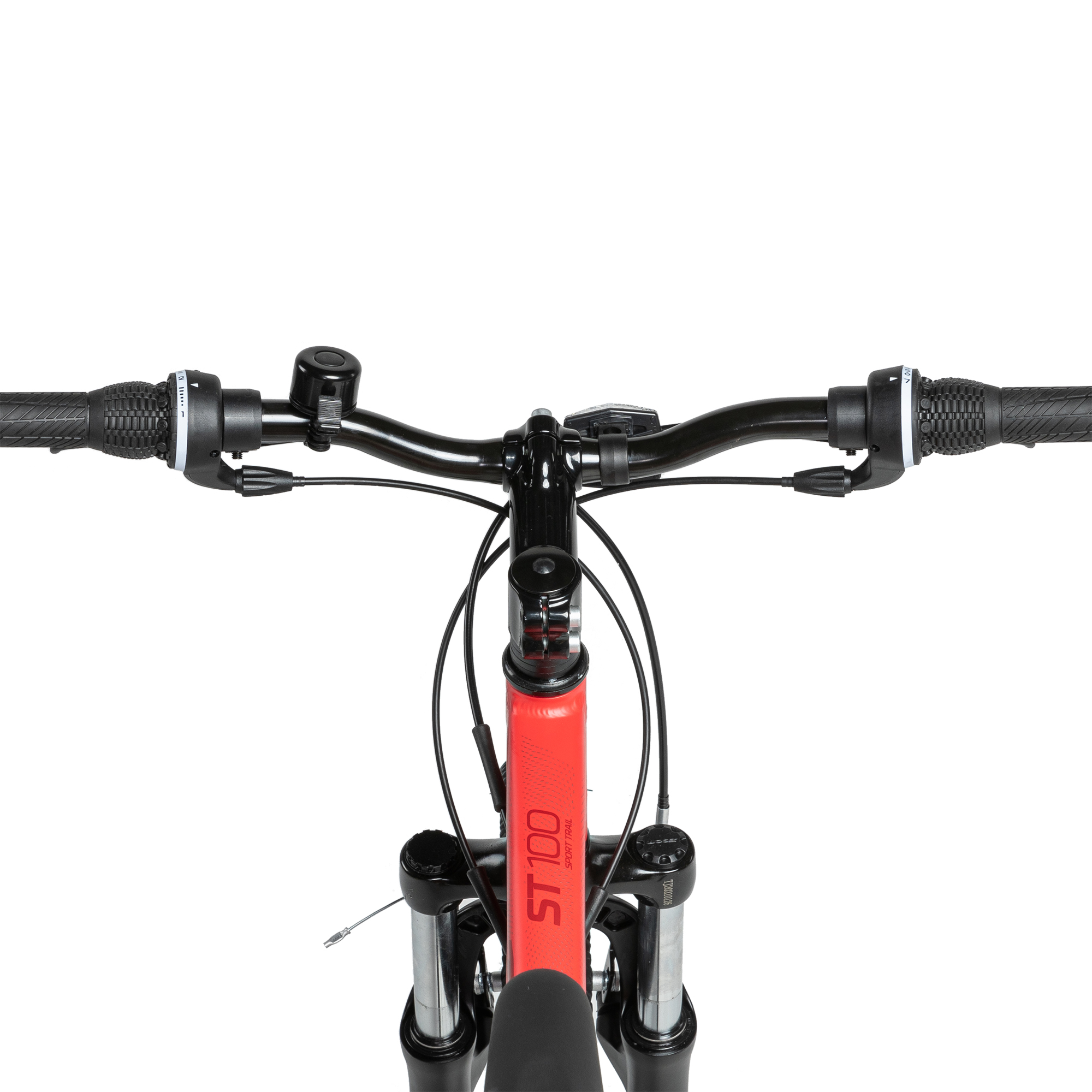 Decathlon Rockrider ST100, 21 Speed Mountain Bike, 27.5", Unisex, Red, Medium - image 4 of 12
