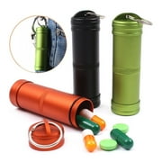 Windfall Medicine Bottle - Medicine Pill Capsule Case Box Bottle Container Waterproof Outdoor Camping Tool