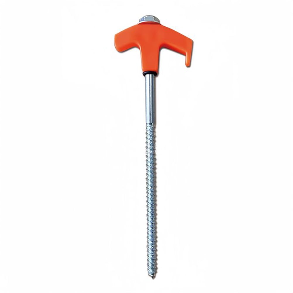 8Pcs Screw In Tent Stakes Heavy Duty 25cm Ground Tent Pegs For Camping Hiking Decor Supplies