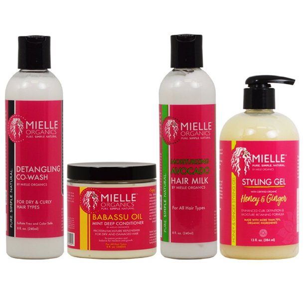 "Mielle Organics Detangling Co Wash & Babassu Oil Conditioner & Hair
