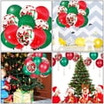 thumbnail image 4 of 60pcs 12-Inch Christmas Balloons Red and Green Confetti Balloons (Red Green), 4 of 10
