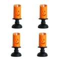 thumbnail image 1 of Halloween Decorations Outdoor,4-Piece Halloween LED Candle Light Set, Pumpkin Lantern Holiday Decoration, 1 of 9