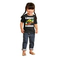 thumbnail image 4 of PACMAN Saint Paddys Lucky Charm Toddler Boy Girl T Shirt Infant Toddler Brisco Brands 12M, 4 of 6