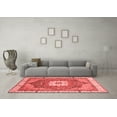 thumbnail image 3 of Ahgly Company Indoor Rectangle Abstract Red Modern Area Rugs, 7' x 10', 3 of 4