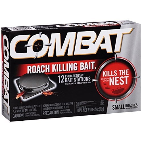 Combat Roach Killing Bait Stations for Small Roaches, 12 Count