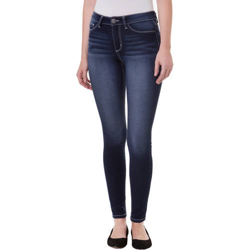 No Boundaries Juniors' essential high rise super skinny jeans - Walmart.com