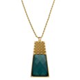 thumbnail image 1 of Mi Amore Pendant-Necklace Green/Gold-Tone, 1 of 3