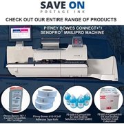 Francotyp Postalia PIC10 Compatible Red Ink / Inkjet Cartridge Set