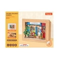 thumbnail image 6 of Rolife DIY Miniature Christmas House Kit Creative Frame 3D Wall-Mountable Dollhouse Mini Room Building Set Holiday Home Decor Craft for Adults (Daily Fresh Flower), 6 of 6