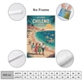 thumbnail image 2 of Retro Vintage Travel Poster Wall Art Chileno Beach Los Cabos Mexico Scenic Seaside Coastal Print Canvas Poster, 2 of 8