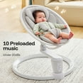 thumbnail image 2 of HARPPA Baby Swing for Newborns with Remote Control, 5 Sway Speed,  Gray, 2 of 11