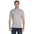 thumbnail image 3 of Hanes Men's Tagless ComfortSoft Crewneck T-Shirt Pack Of 5 Light Steel, XXX-Large, 3 of 5