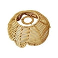 thumbnail image 4 of Pantalla de lámpara,Pantalla de lámpara colgante de ratán,Pantalla de lámpara tejida a mano estilo bohemio,Cubierta de lámpara de araña para sala de estar,decoración de, 4 of 8