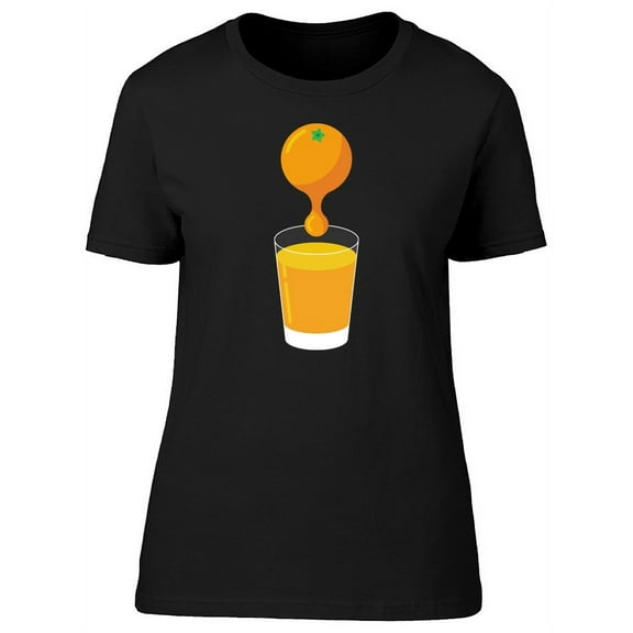 Fresh Orange Juice In A Glass Tee Women's -Image by Shutterstock
