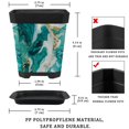 thumbnail image 3 of HemaKayy Decorative Planter Pot Set - Perfect for Small Plants - Colorful Design With Drainage Hole - Ideal for Home and Garden Decor - Set of 8 - Unique Marble Texture, 3 of 6