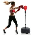 thumbnail image 2 of Soozier Sac de Frappe, Ensemble de Sacs de Boxe avec 6 Ventouses et Gants de Boxe, 2 of 10