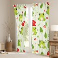 thumbnail image 3 of Manfei Kawaii Frog Curtains Pack of 2 (42x84 Each) for Kids, Cute Cartoon Animal Curtains Blackout, Red Mushroom Bedroom Curtains, Curtains and Drapes Bedroom Decor, 3 of 6
