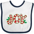 thumbnail image 3 of Inktastic Candy Cane Joy Boys or Girls Baby Bib, 3 of 4