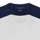 thumbnail image 2 of Paquete 2 Playeras Cuello Redondo Para Hombre De Algodón Azul Marino y Blanco Unbranded Co UNB-CNE-2NWS, 2 of 3