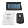 thumbnail image 1 of Estación meteorológica interior al aire libre de la pantalla táctil del higrómetro del termómetro de Digitaces inalámbrico con el sensor, 1 of 8