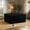 Black(Plush Corduroy), variant on Ovios Oversized Ottoman Footrest for Sofa Large Plush Corduroy Pouf Ottoman Coffee Table Rectangle Floor Bench Extra Seating for Living Room, No Assembly, Black