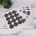 thumbnail image 4 of 144PCS 2020 HAPPY NEW YEAR Round Black Seal Sticker DIY Cookie Bags Labels Round Adhesive Sealing Baking Packaging Envelope Gift Box Decoration Sticker, 4 of 7