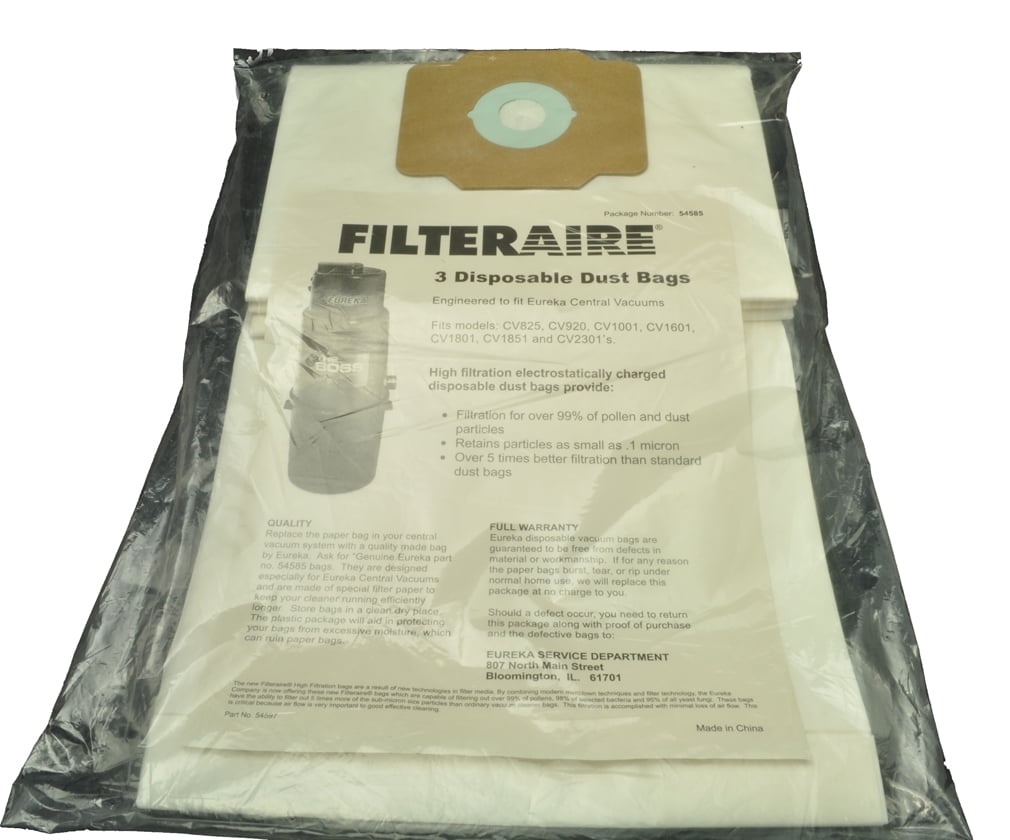 Eureka Built In Central Vacuum Cleaner Bags Walmart Canada