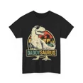 thumbnail image 1 of Daddysaurus T Rex Dinosaur Daddy Saurus Family Matching Unisex T-shirt Y994, S-5XL, 1 of 4