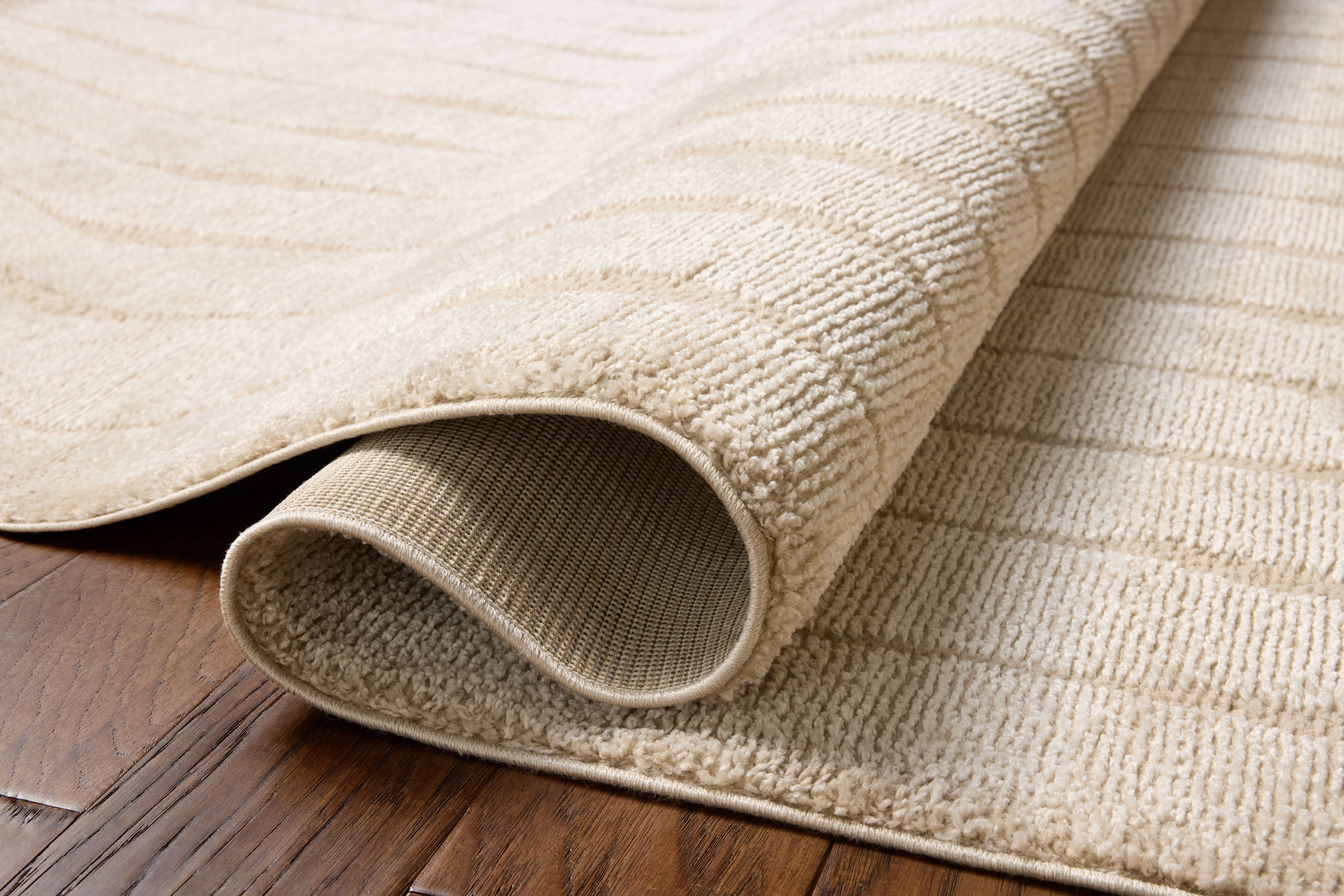 Chris Loves Julia x Loloi Calvin Ivory / Oatmeal 11'-6