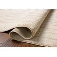 thumbnail image 6 of Chris Loves Julia x Loloi Calvin Ivory / Oatmeal 18" x 18" Sample Rug, 6 of 8