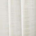 thumbnail image 4 of TWOPAGES Kyla Collection Room Darkening Lined Faux Linen Pinch Pleated Curtain, 40"x96", 1 Panel, Warm White, 4 of 6