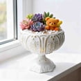 thumbnail image 4 of Kchsji Iron Vase 7.68"x5.71"x5.31" Decorative Flower Pot for Weddings Events Home Office Tabletop Living Room Dining Room Anniversary Party Holiday Gifts, 4 of 8
