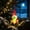 C, variant on Light up Sequin Christmas Gnome Decor, Glowing Beard Faceless Swedish Tomte Gnomes, Battery Operated Gnome with Striped Arms 3 Aaa