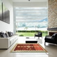 thumbnail image 6 of Ahgly Company Indoor Rectangle Contemporary Red Abstract Area Rugs, 7' x 9', 6 of 6