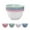 Blue, variant on Plastic Bowls- Microwave- Dishwasher Safe Cereal Bowl Large X 4pcs, Sturdy and Stackable Serving Bowls, Microwave Dishwasher Safe Color Bowls Set for Oatmeal, Soup, Ramen, Salad, Snack