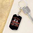 thumbnail image 6 of Fishing For Life Stainless Steel or 18k Gold Premium Swivel Dog Tag Keychain, 6 of 10