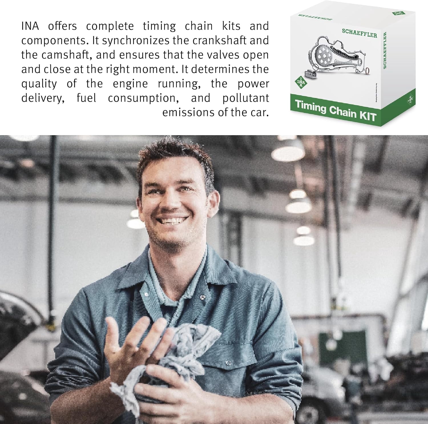 Schaeffler INA ZC0219, CDC Timing Chain, Compatible with BMW 328i 07-16, 328i xDrive 09-16, 528i 08-16, X3 07-18, X5 07-18
